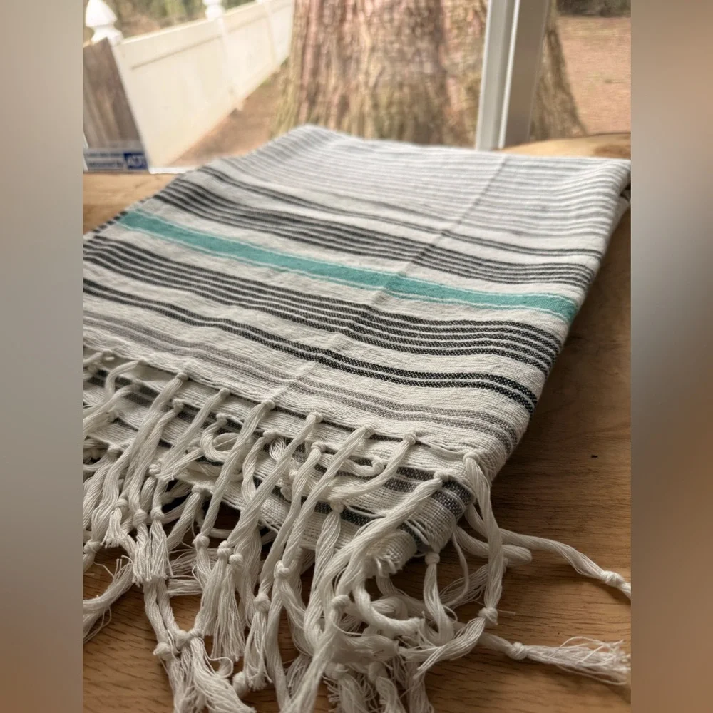 Brand New West Elm 100% Cotton Queen Blanket
